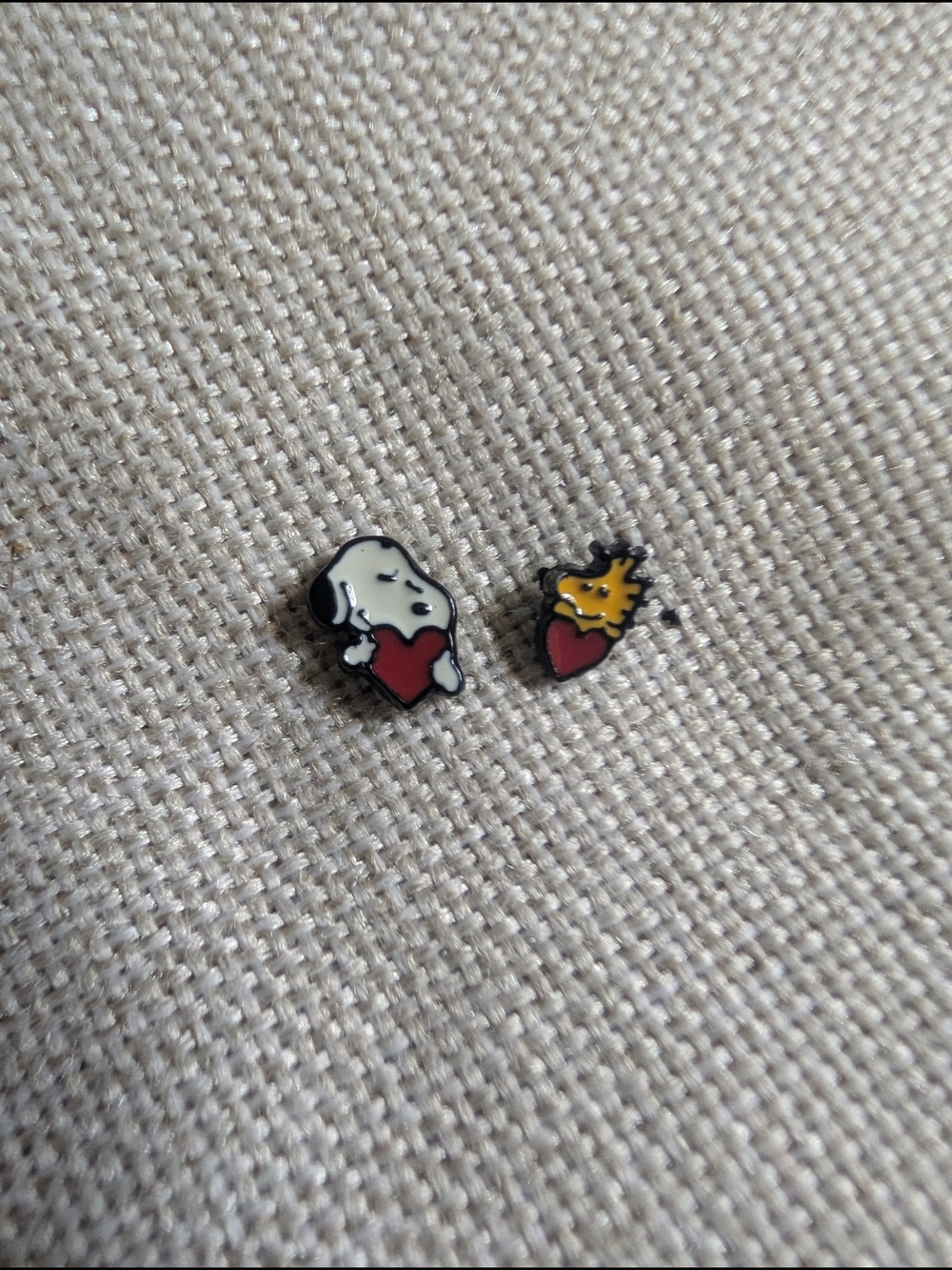 Snoopy & Woodstock Peanuts Stud Earrings